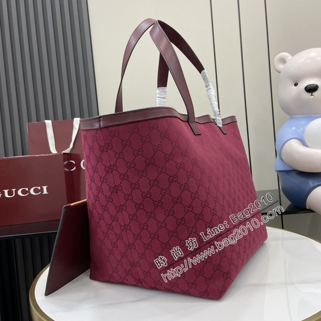 Gucci專櫃古馳最新款Totissima系列購物袋子母包 jh2520型號：788203
